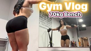 Train CHEST With Me!!! 70KG Bench Attempt!