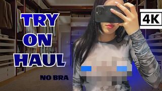 DarkLory NoBra Transparent Try On Haul