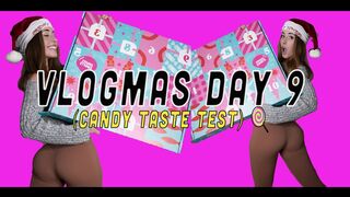 VLOGMAS DAY 9 (CANDY Taste Test with Smart Sweets)