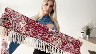 [4K] See Through Night Dress Try On No Bra | ONE PIECE Transparent TRY ON With Eveline (2024)