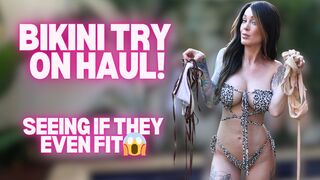 BIKINI HAUL | Try On Haul | Animal Print vs Plain Colors | Help me pick the best one!
