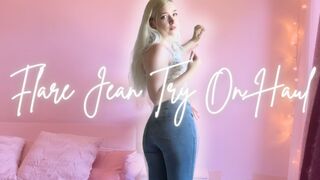 Are Flare Jeans Worth the Hype? Try-On Haul + Honest Thoughts