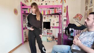 TRY ON HAUL - he chooses his favorite outfit and he fucks me