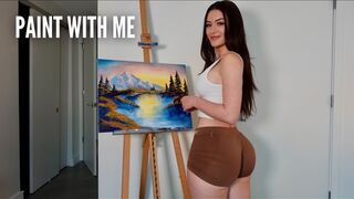 Easy Mountain Painting Anyone Can Try at Home! Paint with Me